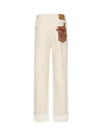 Bottega Veneta Jeans White Cotton - 38