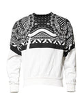 Black White Bandana Cotton Men Sweatshirt Sweater And Clothing