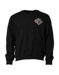 Men's Black Logo Embroidery Sweatshirt Sweater Cotton Clothing