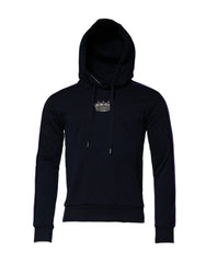 Men's Black Crown Cotton Hooded Sweatshirt Sweater Polyester Clothing
