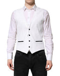 Men's White Sequined Dress Formal Waistcoat Vest Nylon Polyester Silk Elastane