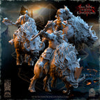 Nestah Orcs Beast Boars Riders, The Beholder Miniatures