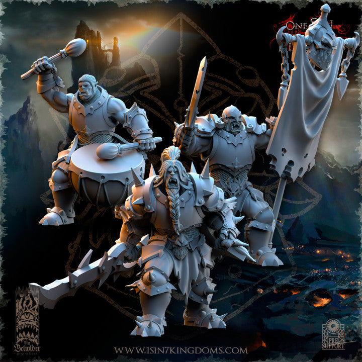 Nestah Orcs Warriors, The Beholder Miniatures