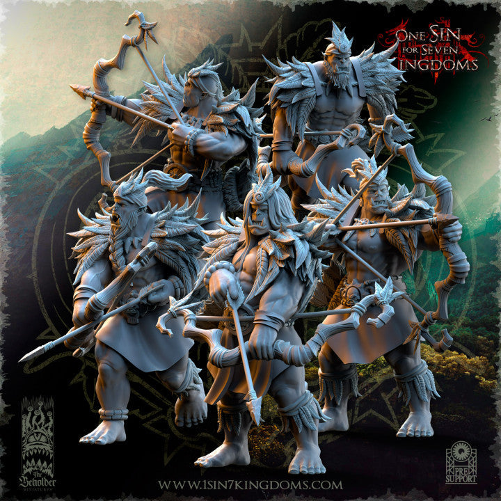 Salanaar Orcs Archers, The Beholder Miniatures