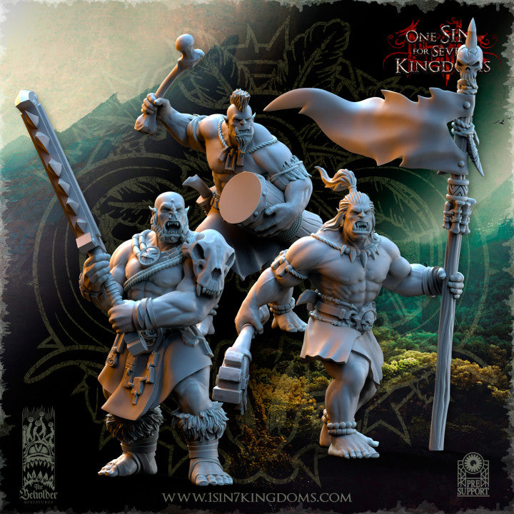 Salanaar Orcs Warriors, The Beholder Miniatures