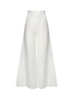 CharoRuiz RTW White Polyester Cotton Silk - M