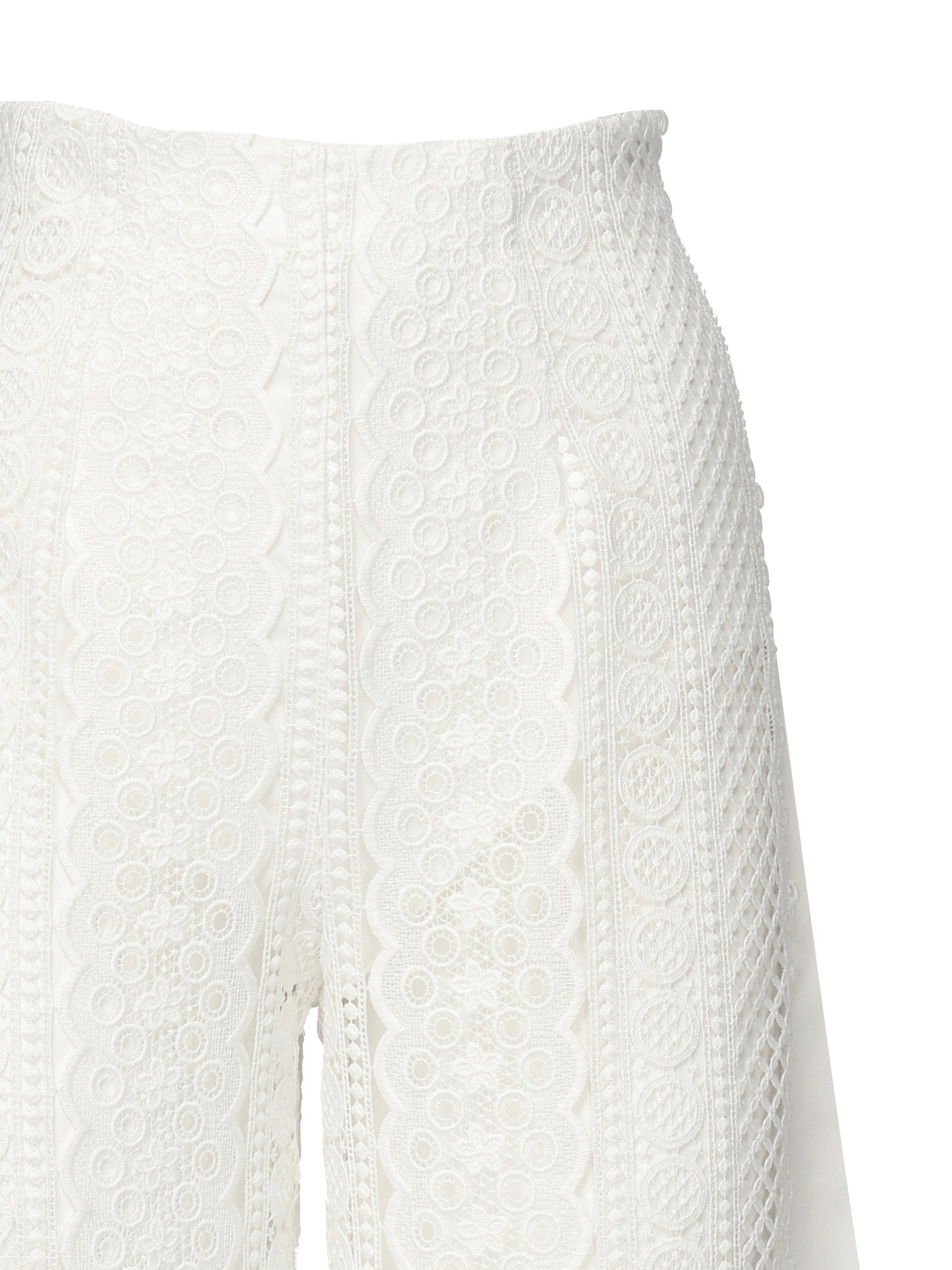 CharoRuiz RTW White Polyester Cotton Silk - S