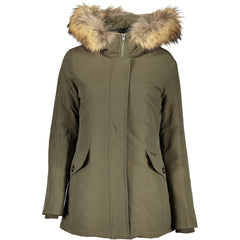 Verde Cotton Women Jacket Green Clothing
