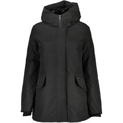 Black Cotton Womens Jacket Clothing