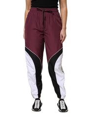 Women's Colorblock Polyester Joggers Multicolor