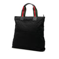 GG Canvas Web Vertical Tote
