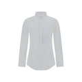 Men's White Elastane Dress Shirt