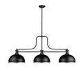 Z-Lite Melange Matte Black with Brushed Nickel Accents