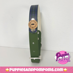 Handmade Biothane Dog Collar - Cornish Hunting Tartan - 2 Colour 20mm