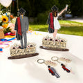 Llavero de Graduación Personalizado con Nombre y Año Decoración del Hogar Regalo de Graduación para Graduados