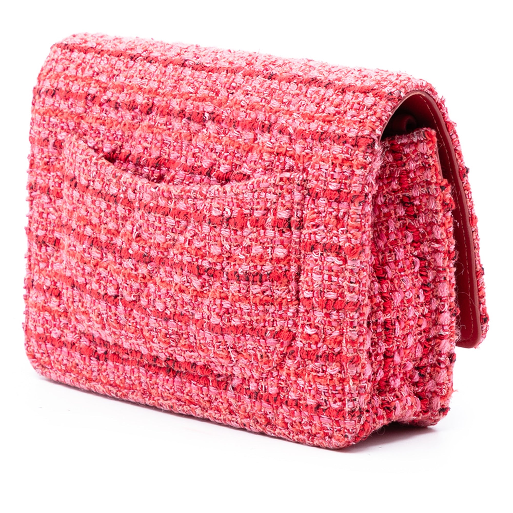 Quilted Tweed Reissue 2.55 Wallet On Chain
