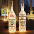 I'm Right Here In Your Heart (Estoy aquí en tu corazón) Floral Pet Paw Print Photo LED Bottle Lamp with Name Home Decor Pet Loss Sympathy Gift for Pet Owner (Estoy aquí en tu corazón)