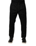 Men's Cotton-Elastane Joggers Black