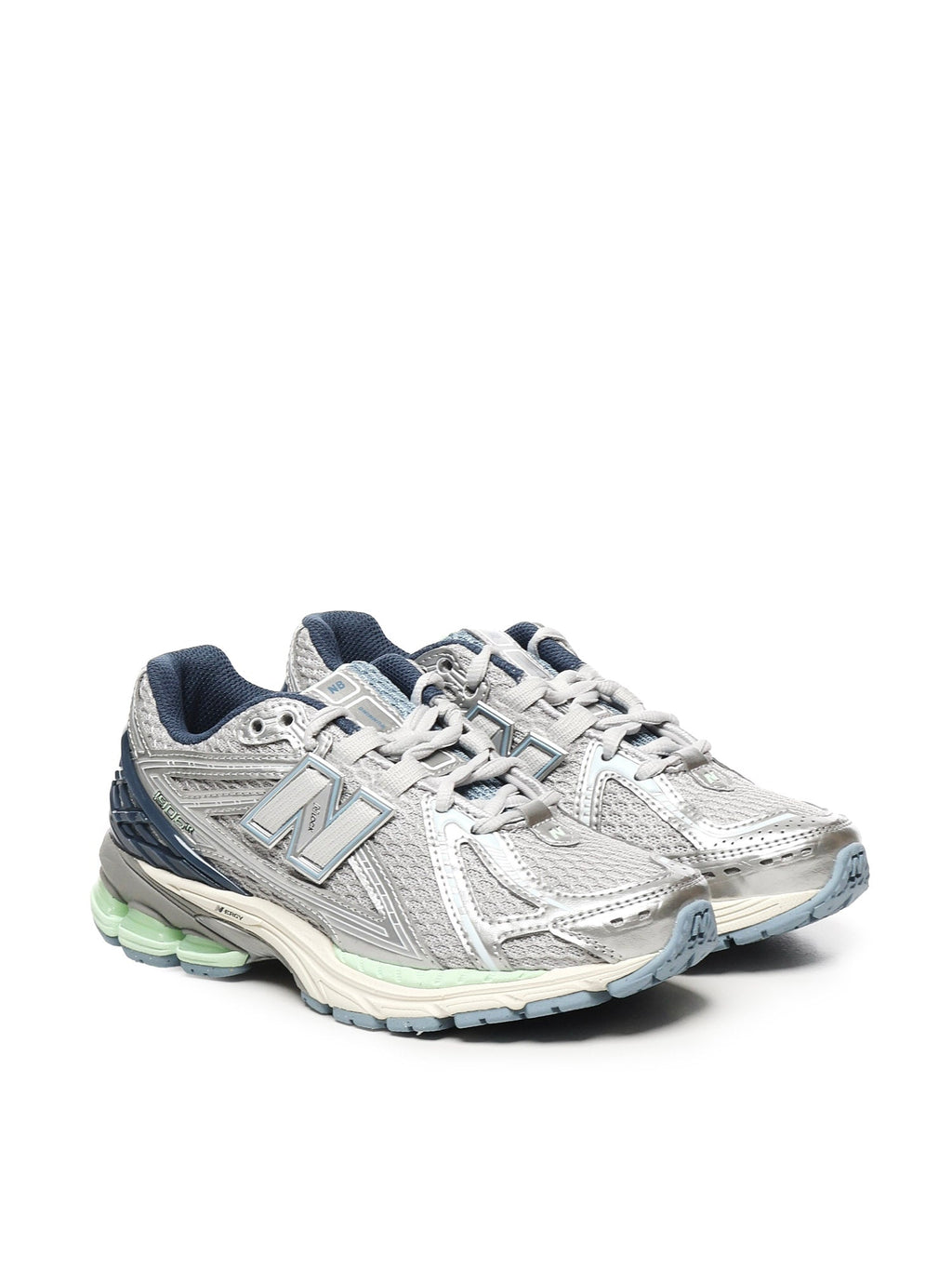 New Balance Sneakers Silver Metallic Sky Synthetic/mesh - 7½
