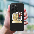Personalizado Cartoon Graduación Carácter magnético de acrílico Phone Grip con el nombre de la escuela Año y el nombre de Graduación Regalo para graduados