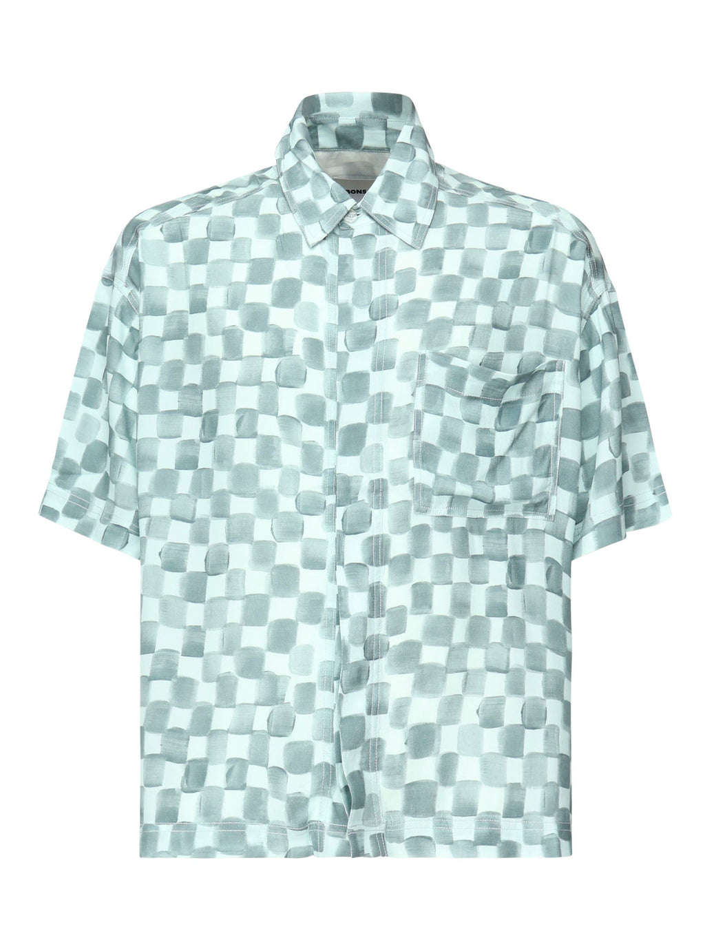 Bonsai Shirts Stone Blue Viscose - S