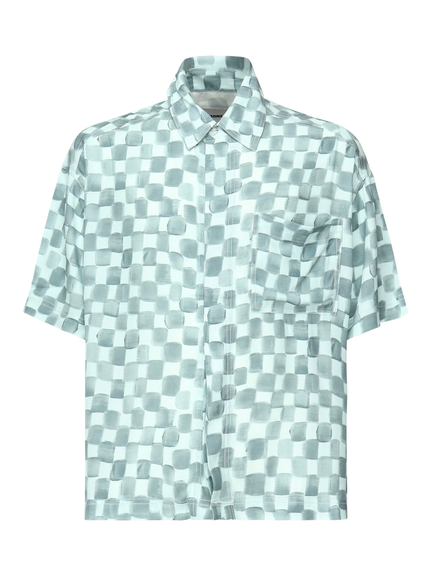 Bonsai Shirts Stone Blue Viscose - S