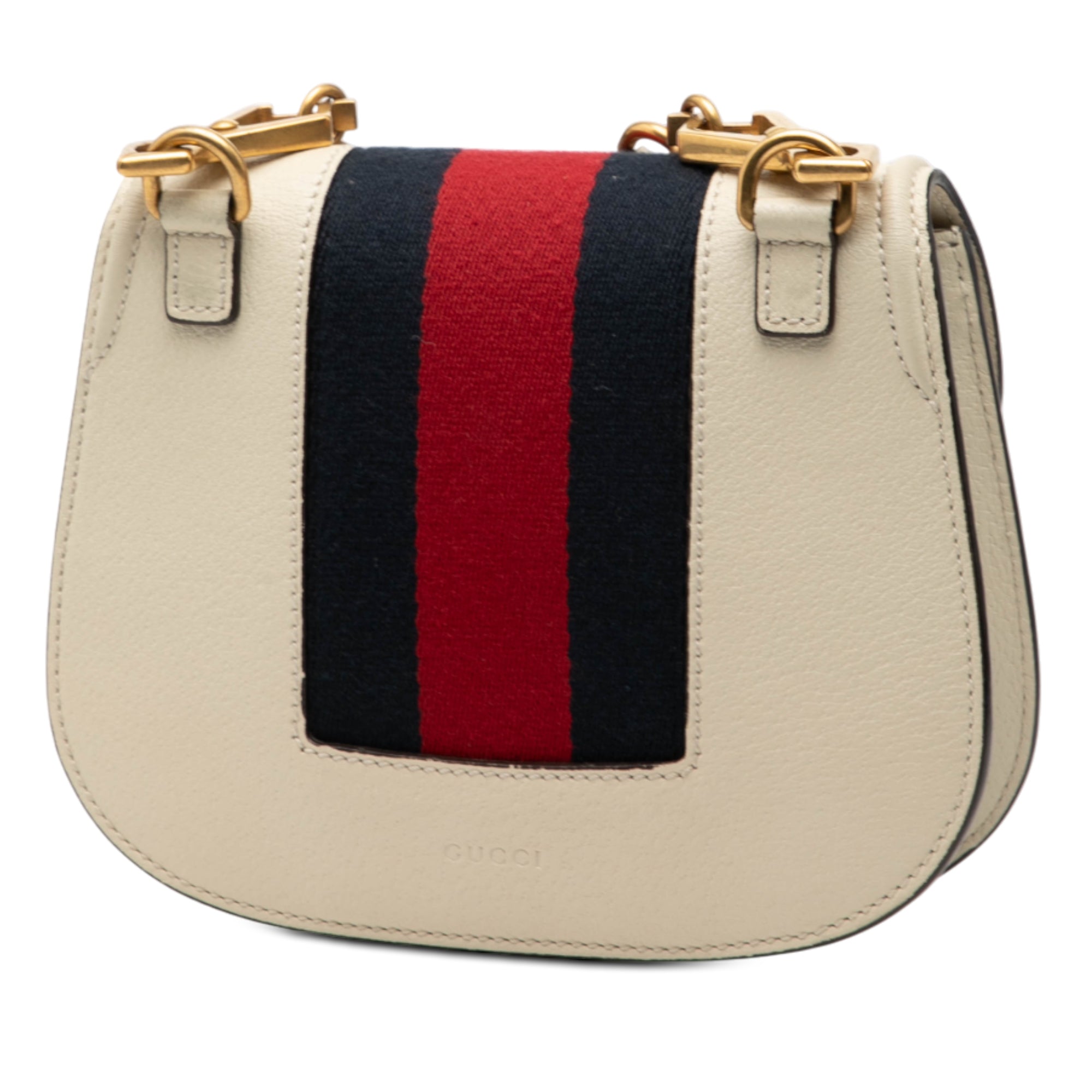 Small Calfskin Web Linea Butterfly Totem Crossbody