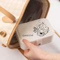 Personalizado Constelación del Zodiaco Caja de joyería de cuero de varios compartimentos con nombre Aniversario Cumpleaños de regalo para las mujeres