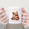 Taza de cerámica personalizada con el nombre y el año de nuestro 1er Día de la Madre Regalo del 1er Día de la Madre para mamá