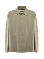 Jil Sander Jackets Slate Green Cotton