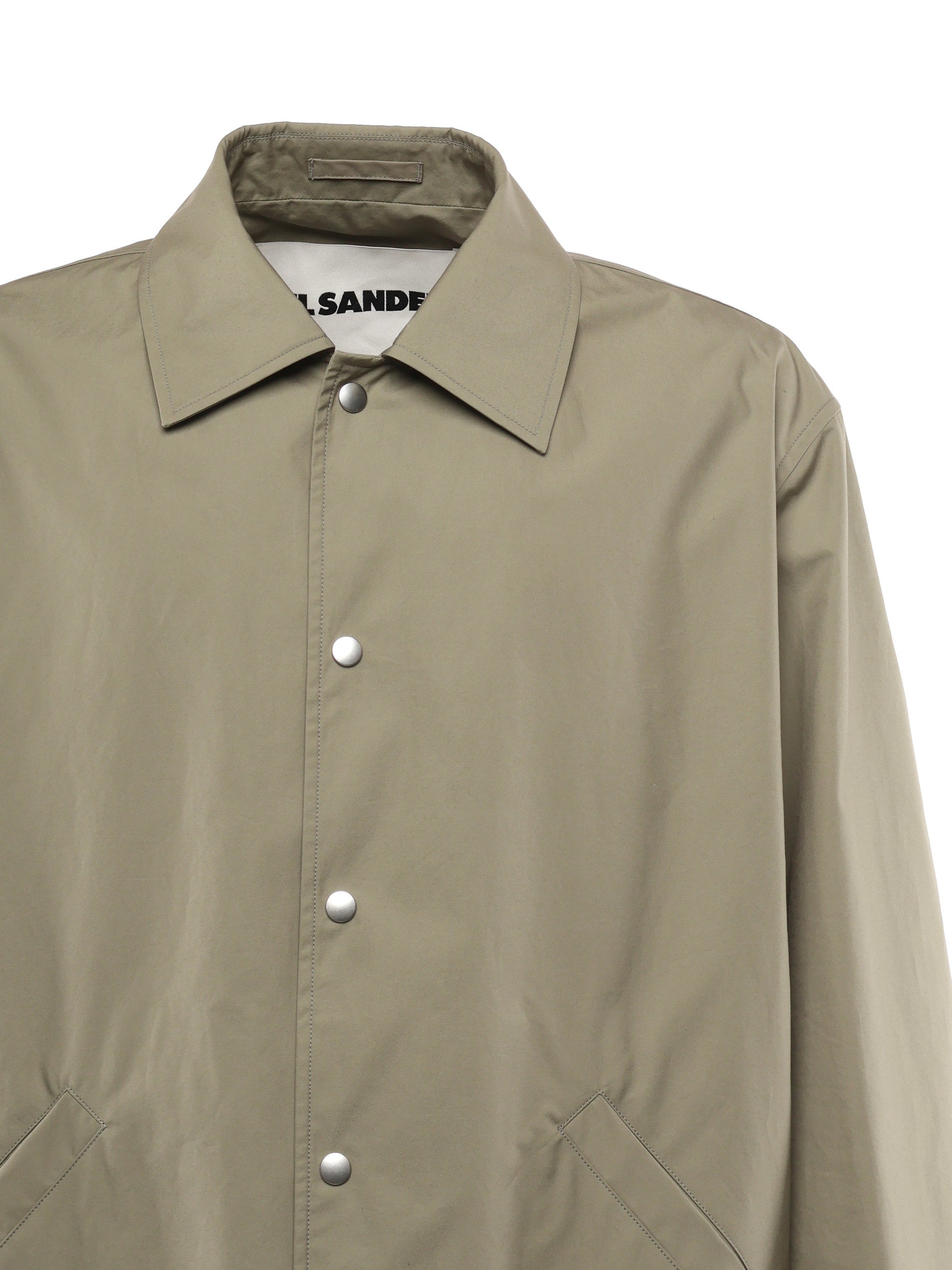 Jil Sander Jackets Slate Green Cotton