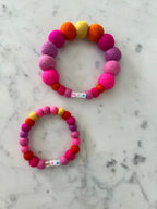 Pink - Personalised Pom Pom Dog Collar
