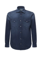 SARTORIO NAPOLI Shirts Blue Cotton - 42