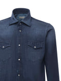 SARTORIO NAPOLI Shirts Blue Cotton - 42