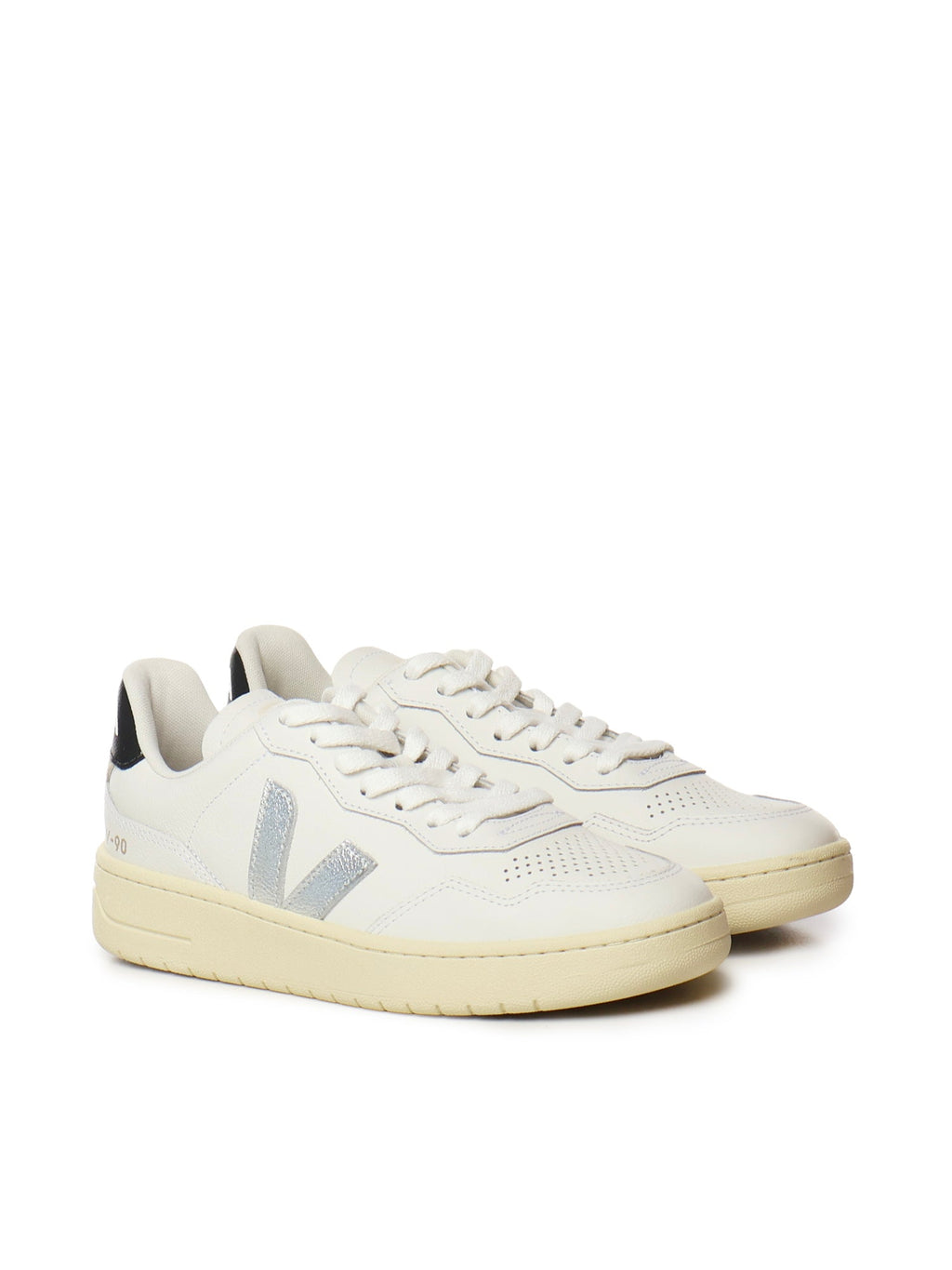 Veja Sneakers White_silver_black O.t Leather - 37