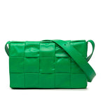 Small Paper Calfskin Intrecciato Cassette Crossbody