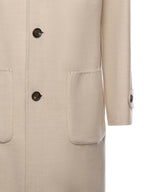 Eleventy Coats Sand/light Gray Wool