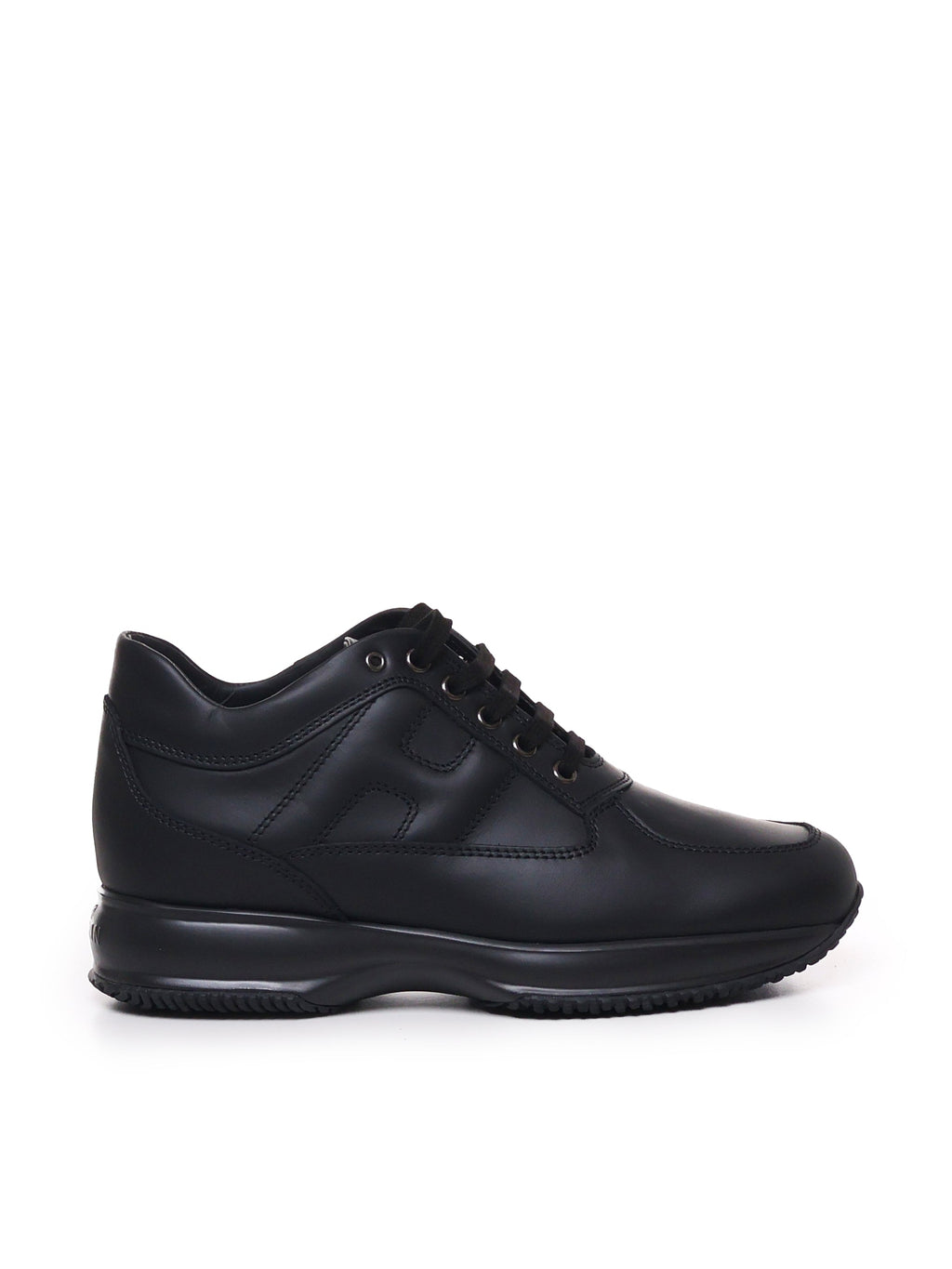 Hogan Sneakers Black Calfskin - 12½