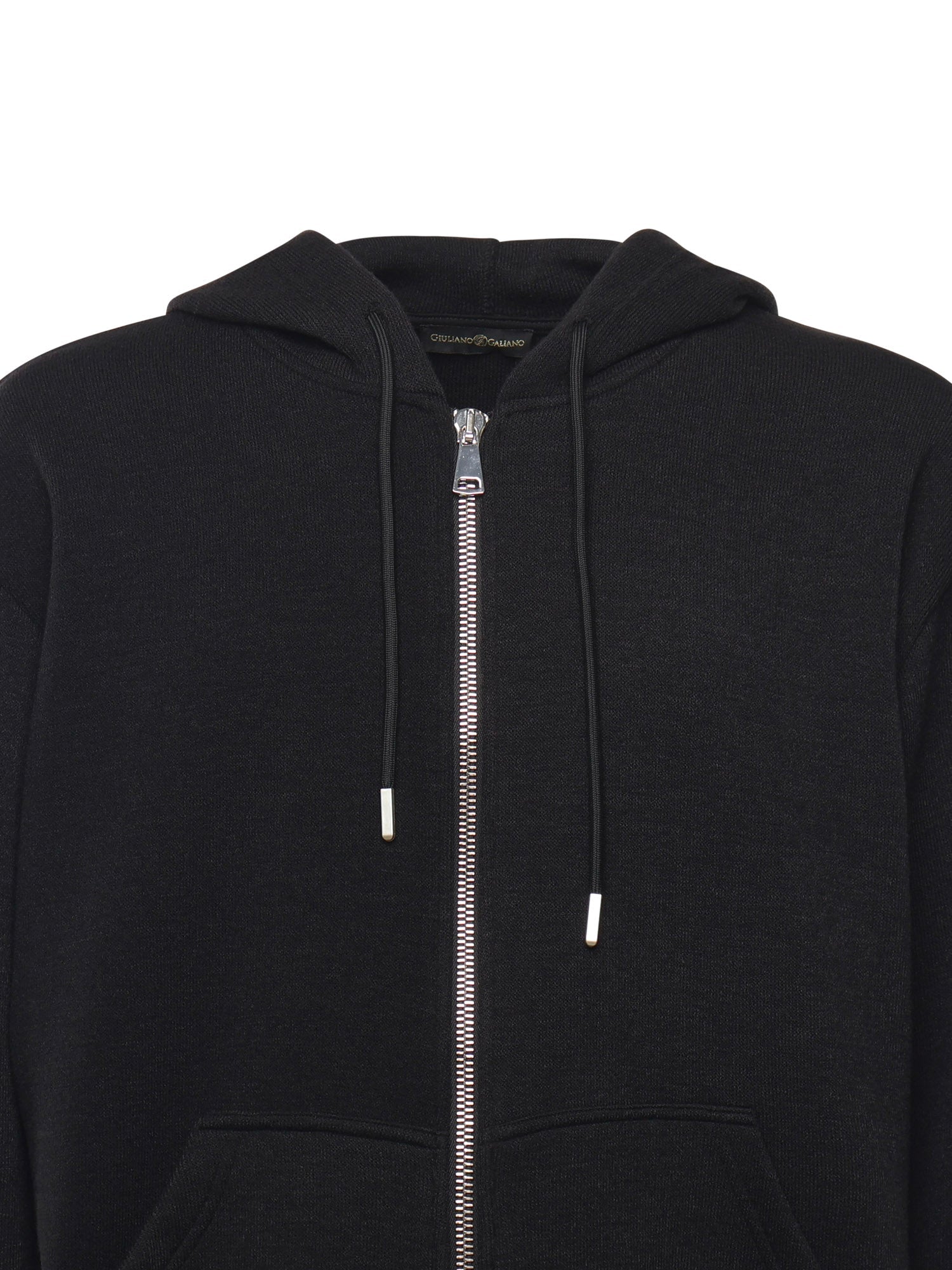 Giuliano Galiano Sweaters Black Polyester Viscose Elastane
