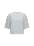 Brunello Cucinelli Oversized Cotton T-Shirt — White