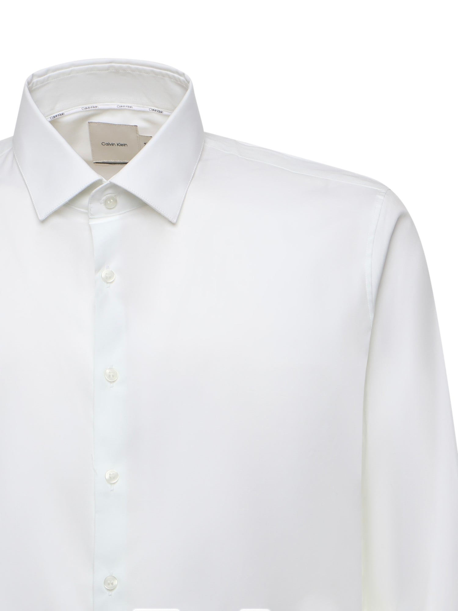 Calvin Klein Shirts White Organic Cotton - 42