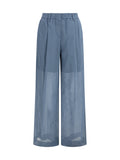 Brunello Cucinelli Trousers — Blue