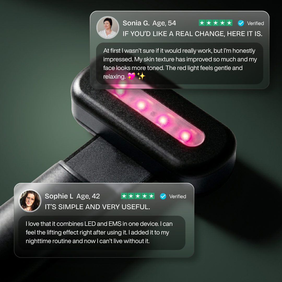 Dispositivo LED Microvibración y Microcorriente con Terapia de Calor