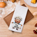 Toalla de Cocina Personalizada con el Nombre de un Chef de Dibujos animados Artículos de Cocina Regalo de Cumpleaños para los Amantes de la Cocina