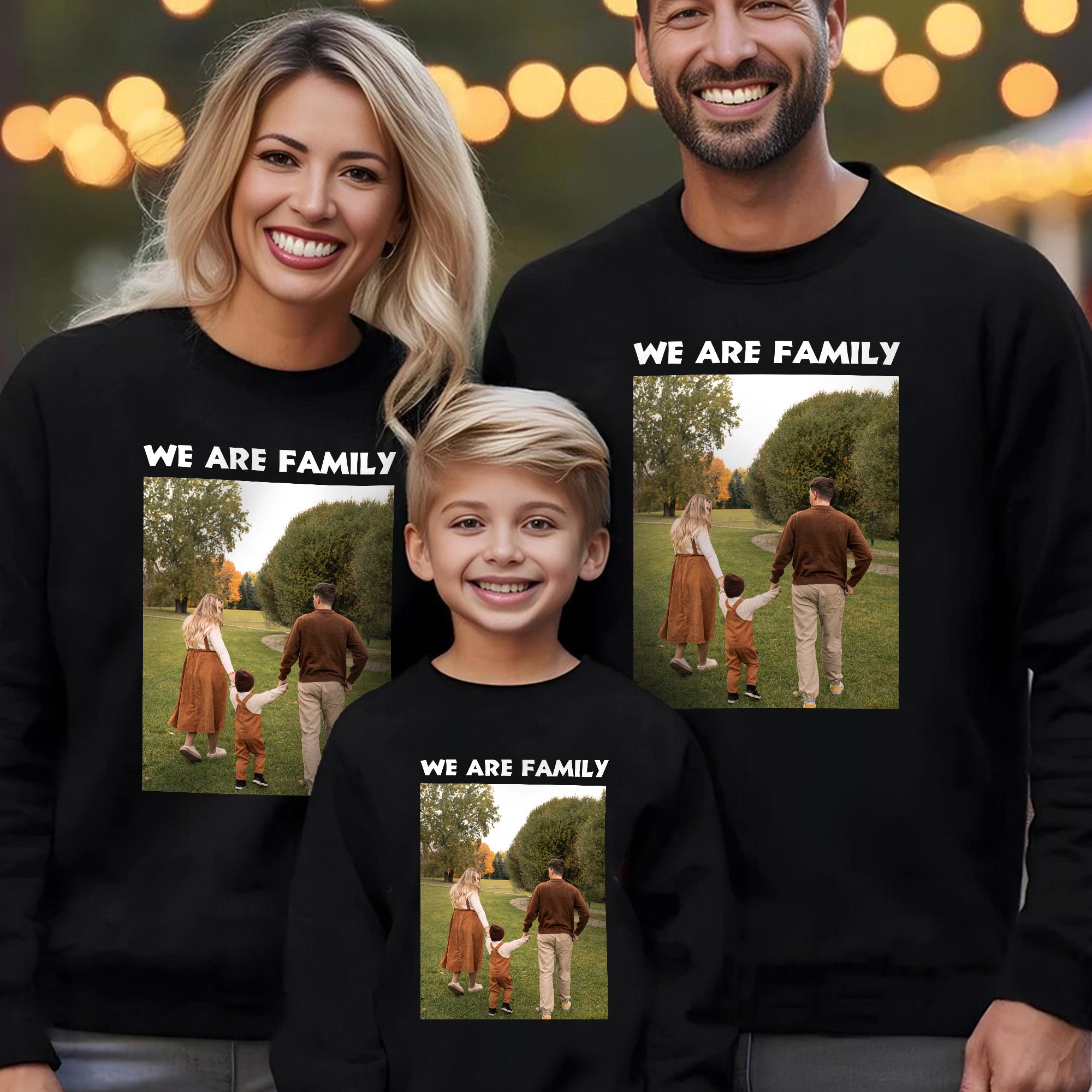 Personalizada Foto Diseño Multicolor Suave Sudadera Sudadera con capucha con texto Uso diario Cumpleaños Navidad Regalo para Niño Familia