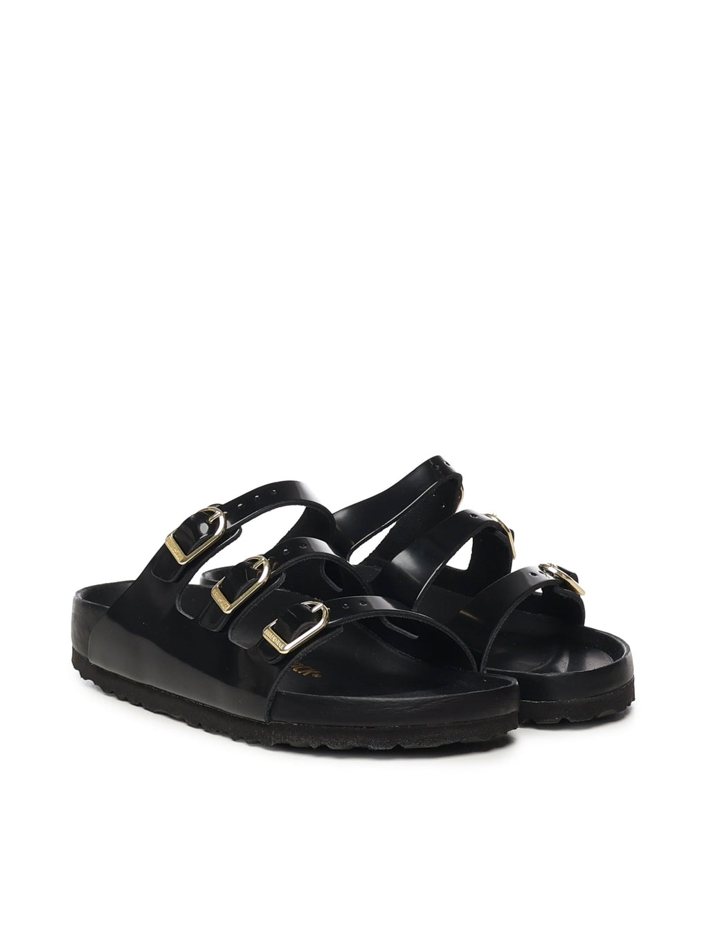 Birkenstock Sandals Shine Black - 40