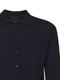 Zanone Shirts Blue Virgin Wool - 54