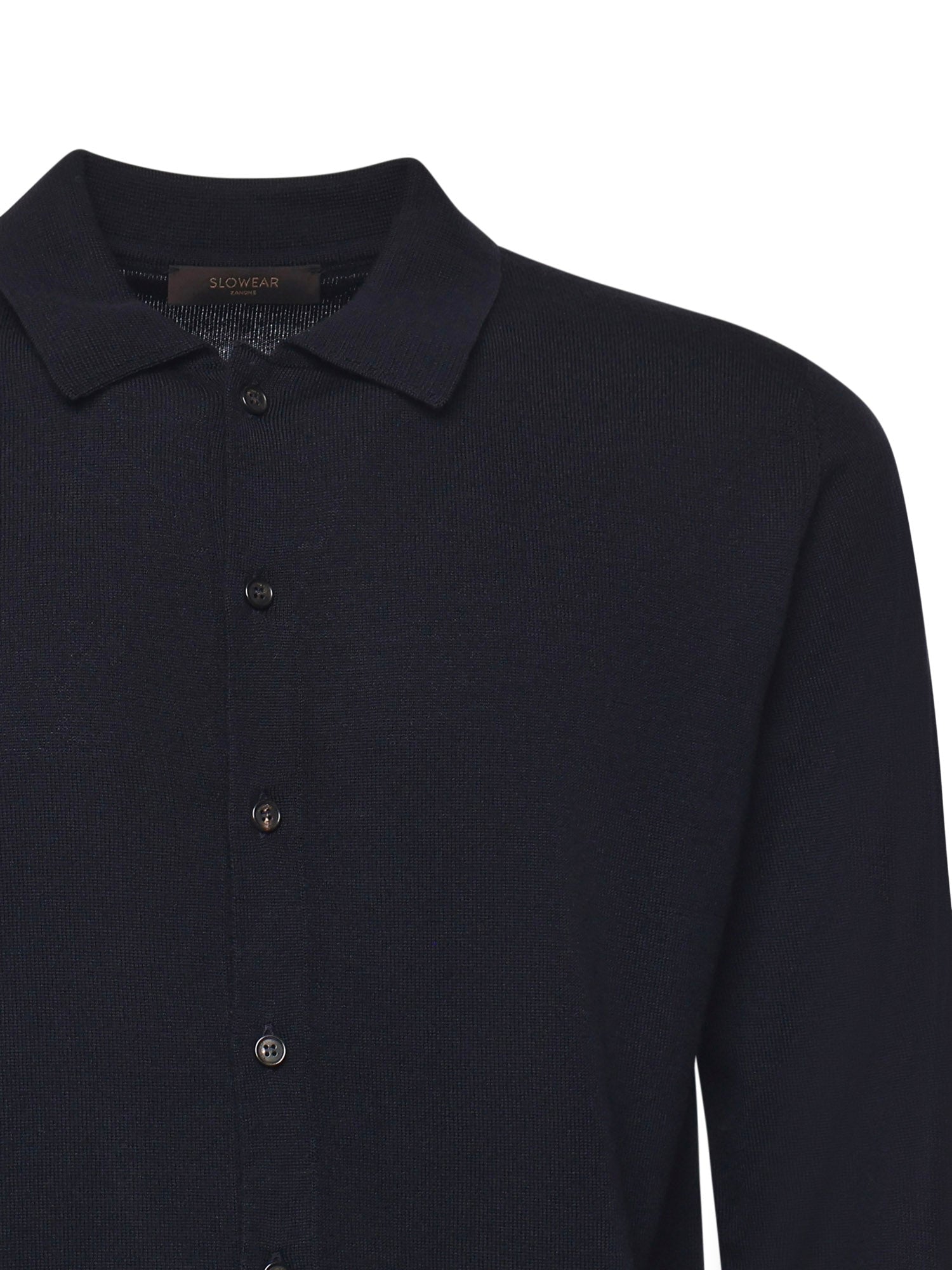 Zanone Shirts Blue Virgin Wool - 52