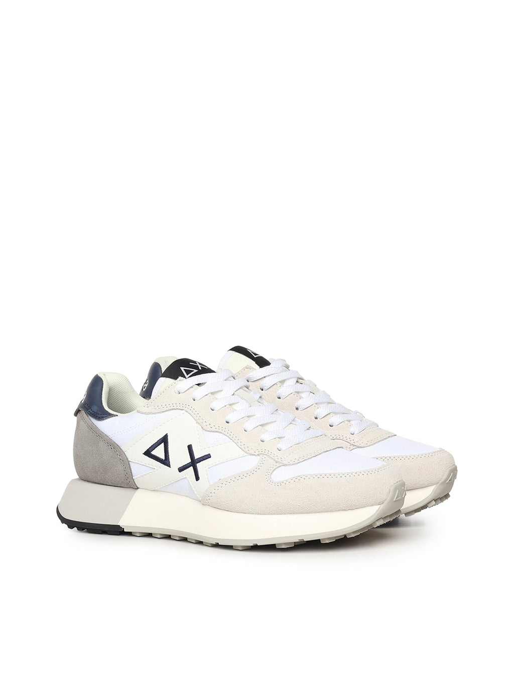 Sun 68 Sneakers White Leather - 45