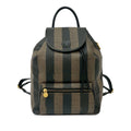 Pequin Coated Canvas Drawstring Backpack